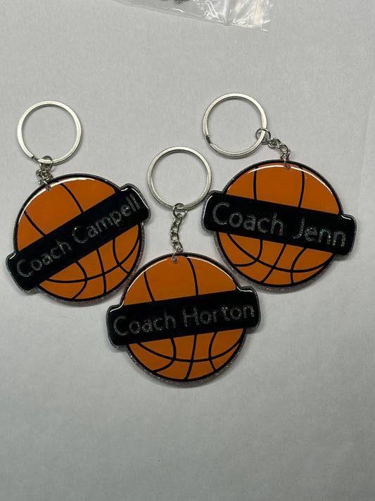 3" Basketball Bag Tags