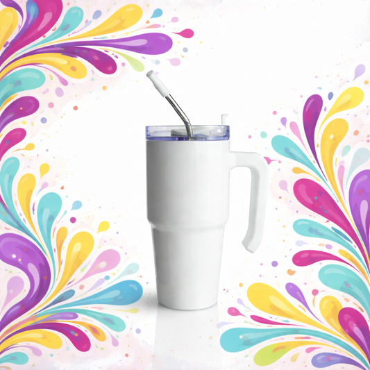 20oz Grippy Tumbler (Handle) - Design your Own