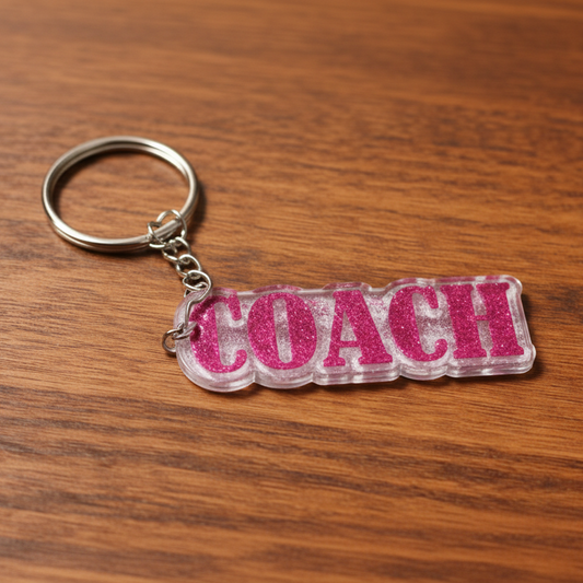 "Coach" Bag Tag