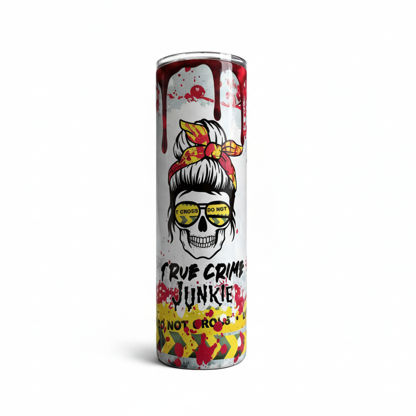 True Crime Junkie 20oz Skinny