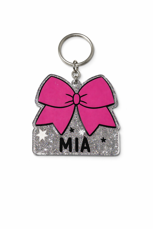 All Star Cheer Bow Bag Tags (3 inch)