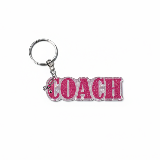 "Coach" Bag Tag