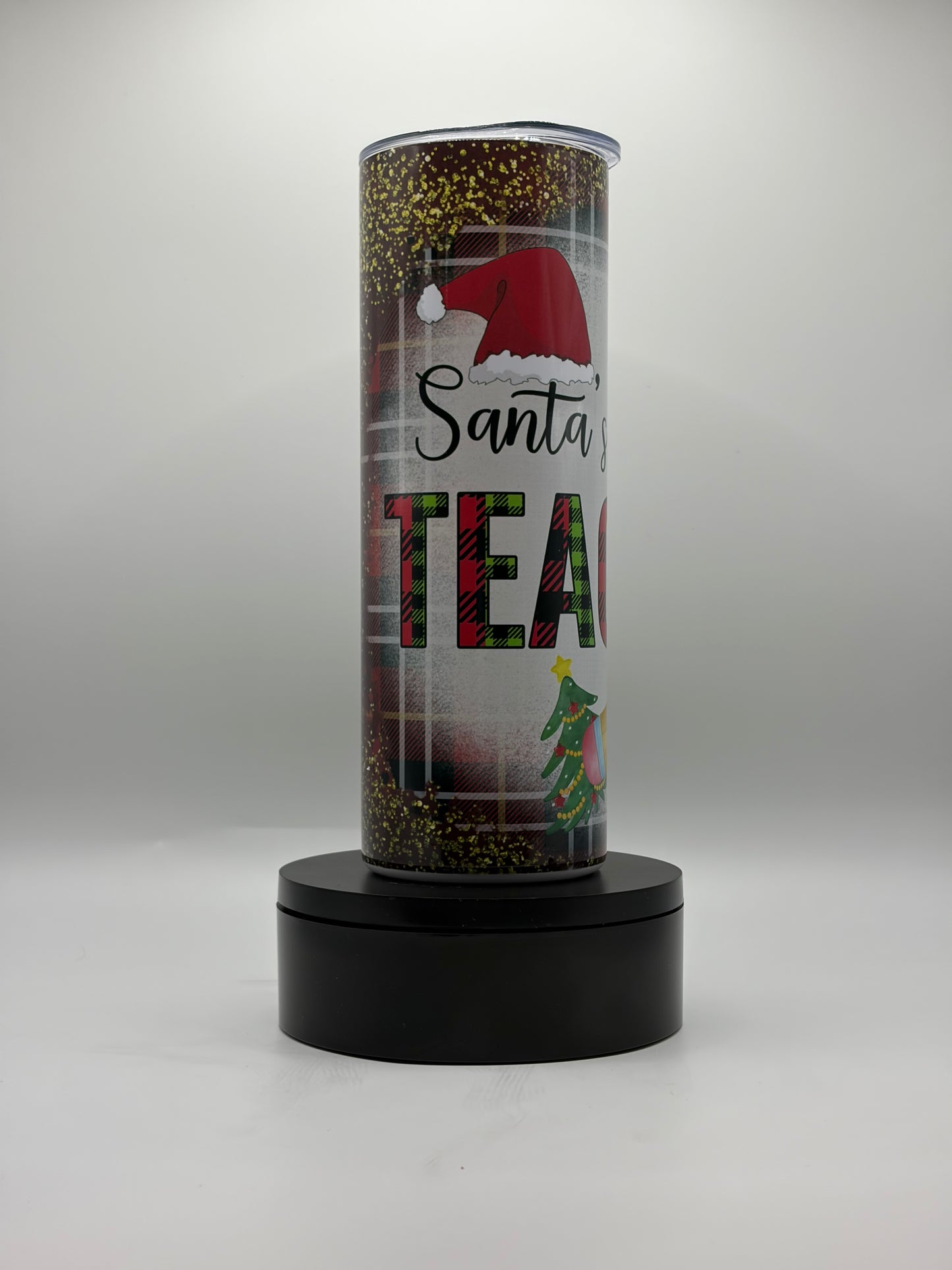 Santa's Favorite Teacher 20oz Skinny