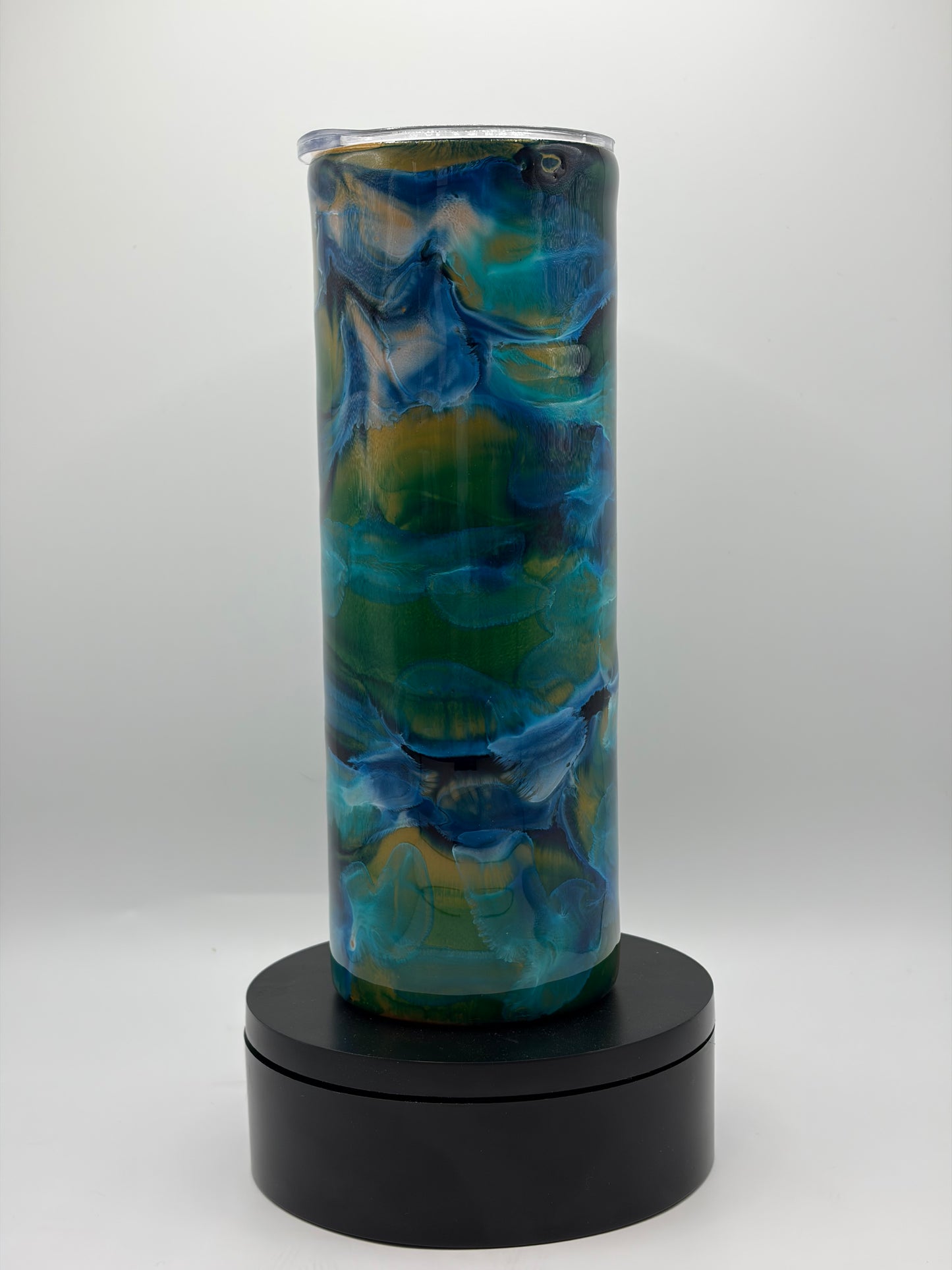 Deep Blue Tropic 20oz Skinny