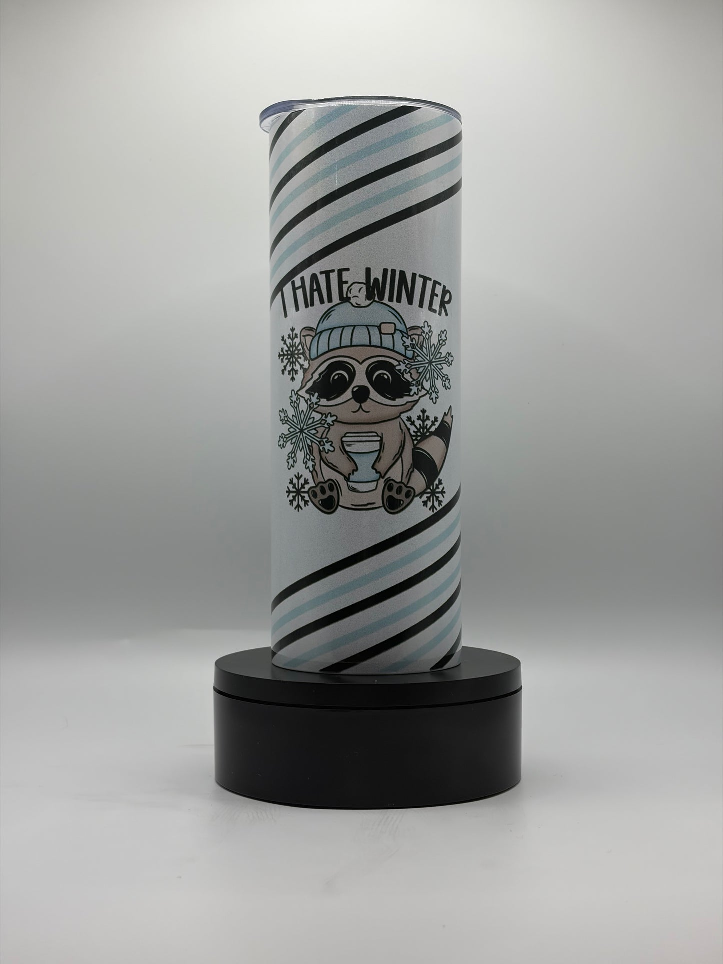 Hate Winter Racoon 20oz Skinny