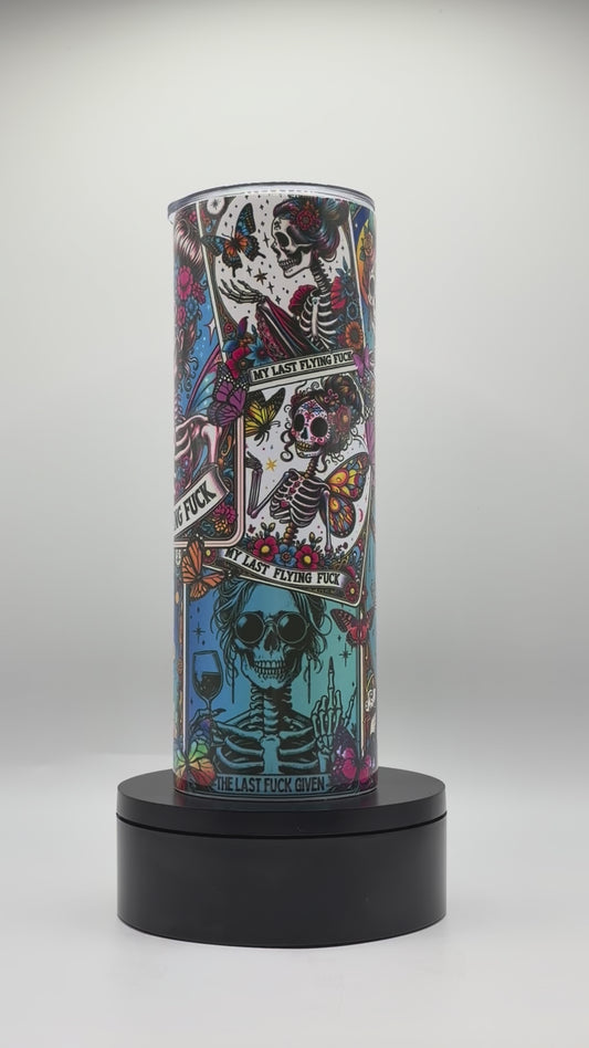 My Last Flying Fuck Skeleton 20oz Skinny