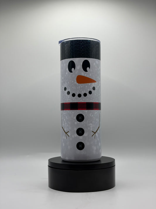 Winter Snowman 20oz Skinny